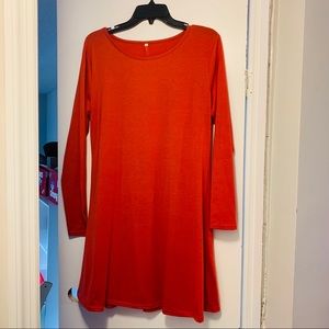 Burnt Orange Dress